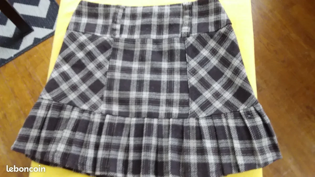 Jupe à carreaux